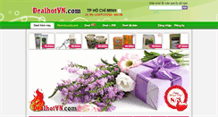 Desktop Screenshot of dealhotvn.com